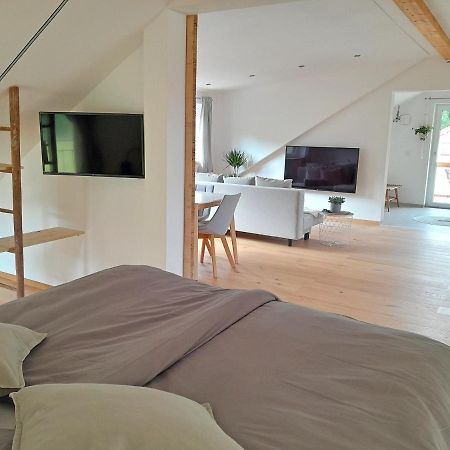 Ferienwohnung Bergblick Loft 基姆高的阿绍 外观 照片
