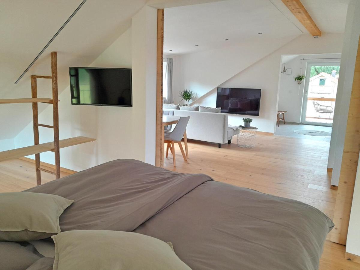 Ferienwohnung Bergblick Loft 基姆高的阿绍 外观 照片