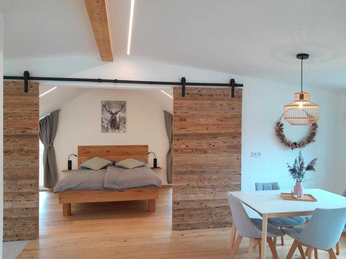 Ferienwohnung Bergblick Loft 基姆高的阿绍 外观 照片